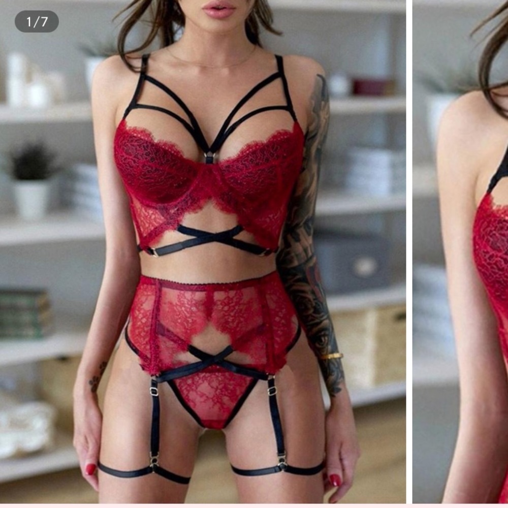 3 part lingerie set